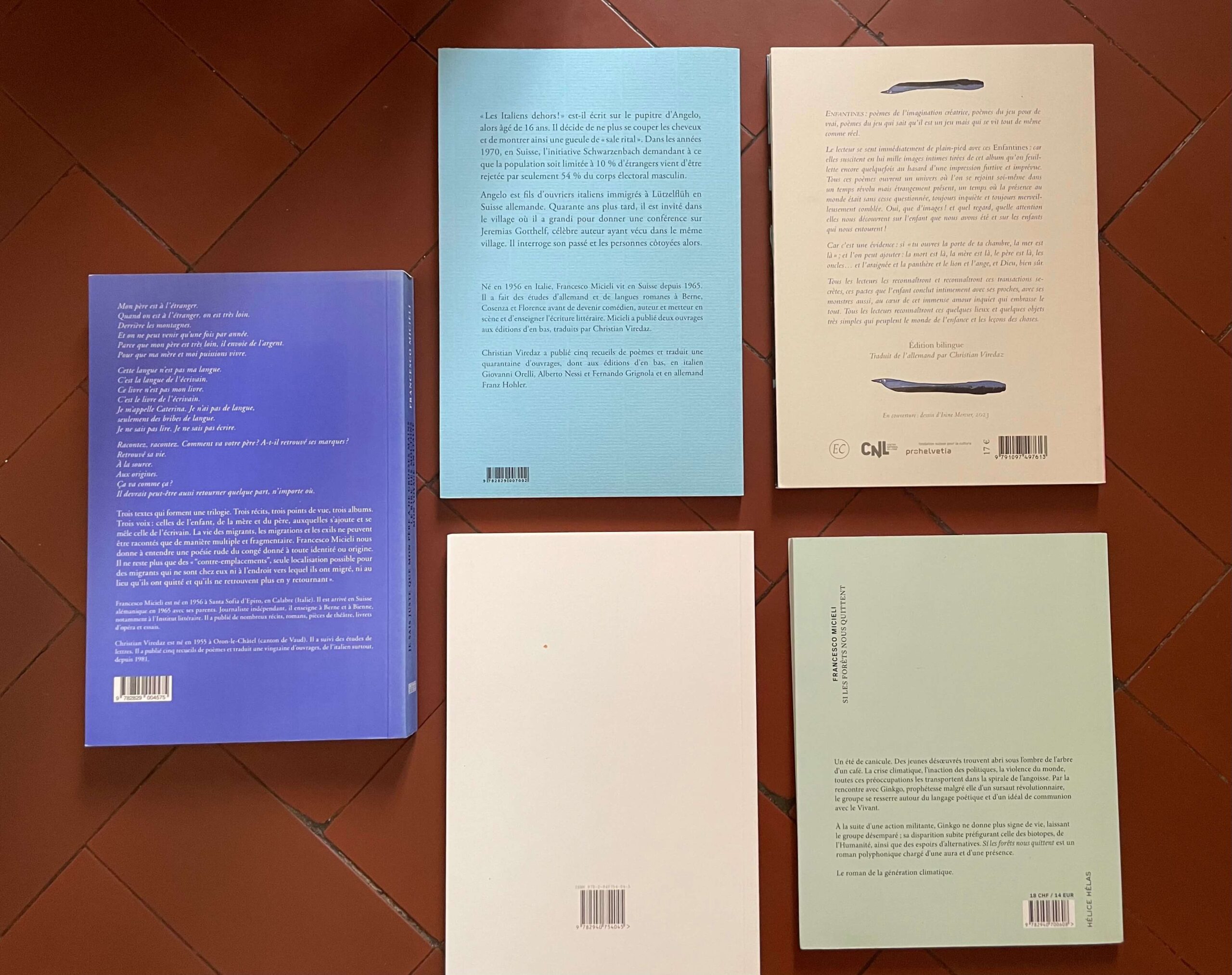 Dos de couverture Micieli
